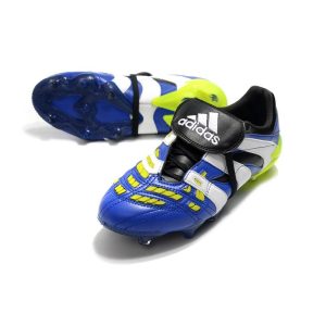 Kopačky Pánské Adidas Predator Accelerator FG – Modrá Bílá Žlutá